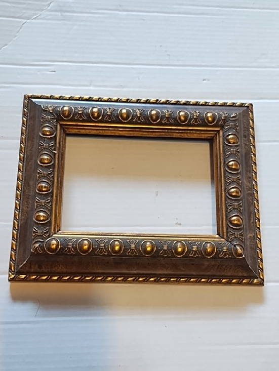 Other - Ornate Antique-Style Gold and Brown Decorative Picture Frame